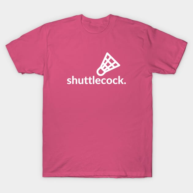 Shuttlecock- a badminton design T-Shirt by C-Dogg